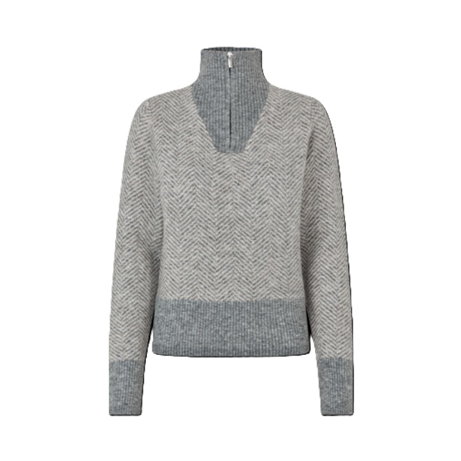 MAGLIONE DONNA MEZZA ZIP KLAUDRY Donna, Felpe e Pile 